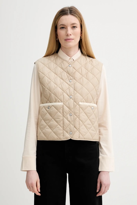 Marc O'Polo bezrękawnik bez kaptura beżowy 600111972009