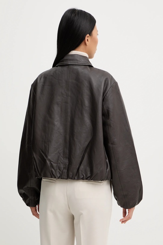 Odzież Marc O'Polo kurtka skórzana 5000007903 brązowy