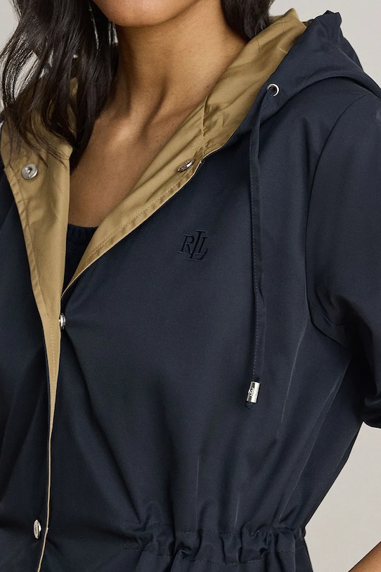 Obojstranná bunda Lauren Ralph Lauren tmavomodrá 297956127