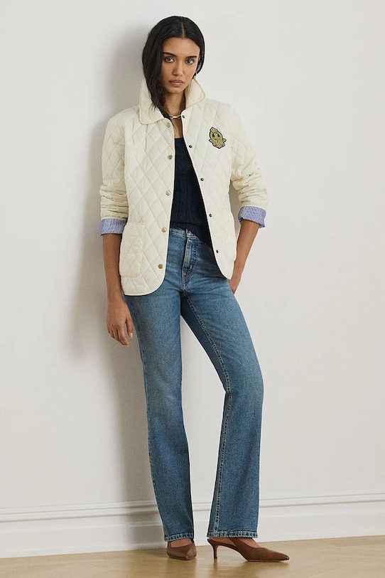 Odzież Lauren Ralph Lauren kurtka 297P10878 beżowy