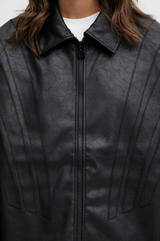 adidas Originals kurtka Pleather Jacket czarny KD2431