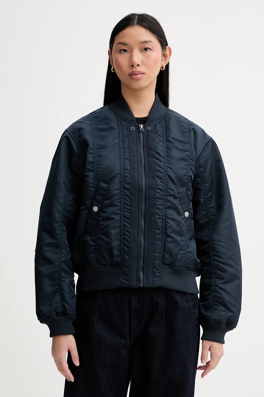 G-Star kurtka bez kaptura granatowy D27337.C143