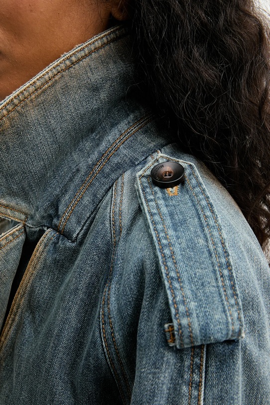 Miss Sixty płaszcz jeansowy 6S4WJ02800