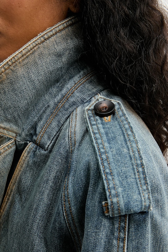 Miss Sixty płaszcz jeansowy 6S4WJ02800