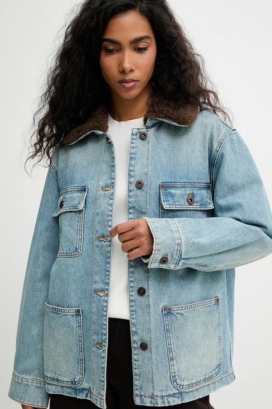 Miss Sixty kurtka jeansowa niebieski 6S4WJ05700