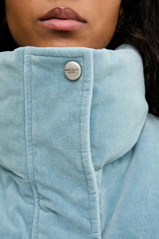 Miss Sixty kurtka puchowa 6S4YJ14800 niebieski