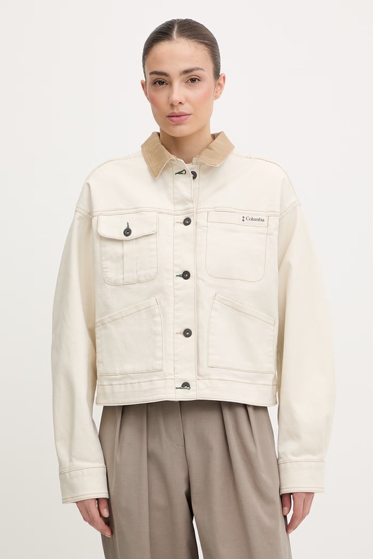 Columbia kurtka damska jeansowa Acker Rock beżowy 2156561