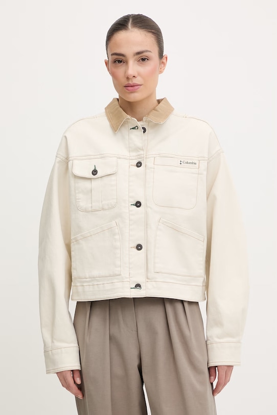 Columbia kurtka damska jeansowa Acker Rock beżowy 2156561