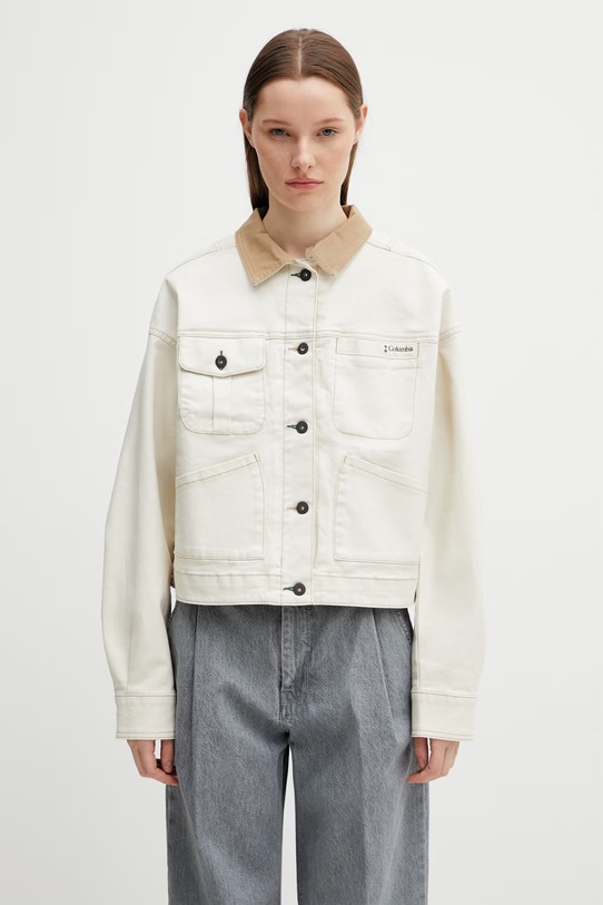 Columbia Acker Rock kurtka damska jeansowa beżowy 2156561