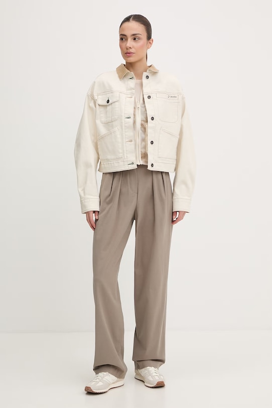 Odzież Columbia kurtka damska jeansowa Acker Rock 2156561 beżowy