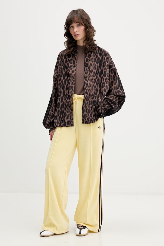 Košulja-jakna adidas Essentials JZ0297 smeđa SS26