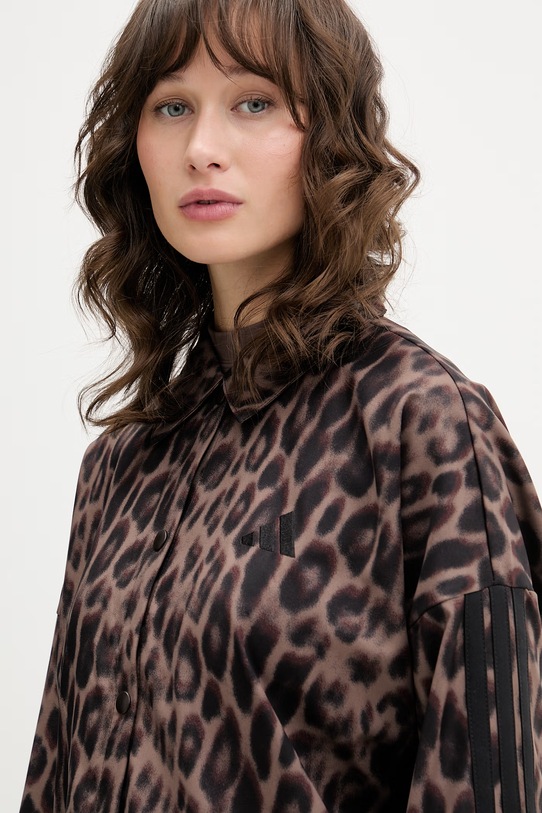 Košulja-jakna adidas Essentials smeđa JZ0297