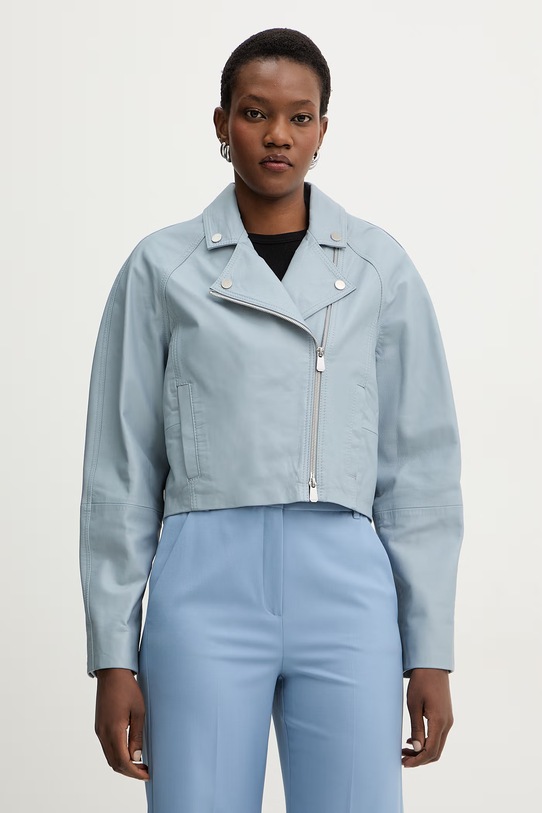 Pinko giacca in pelle non isolato blu 106229.A31Y