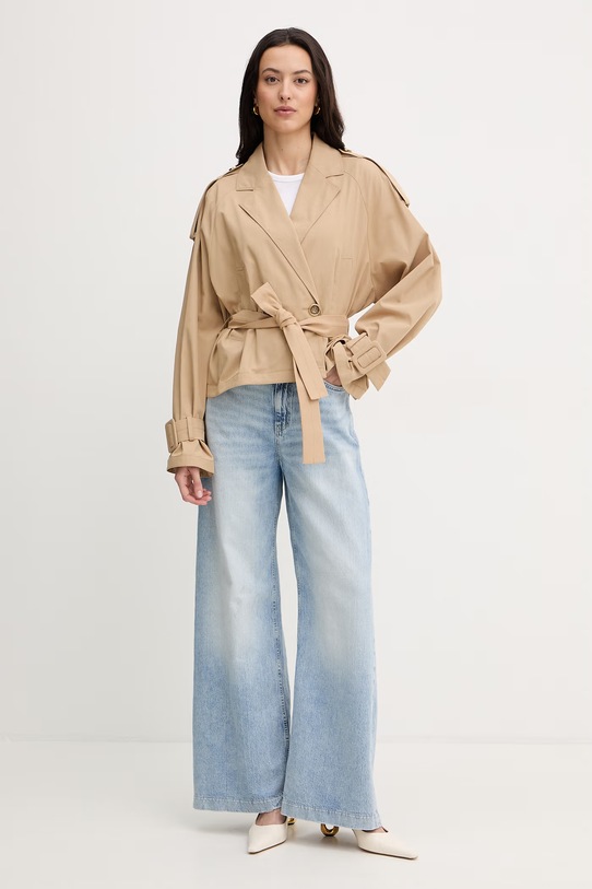 Pinko trencz 106165.A2ER beżowy SS26