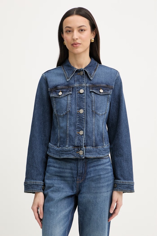 Pinko kurtka damska jeansowa niebieski 106388.A340