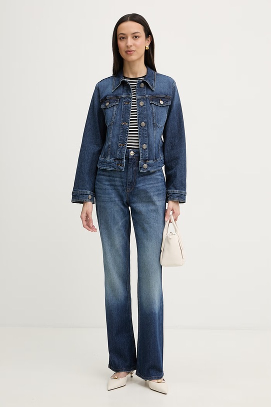 Pinko kurtka damska jeansowa 106388.A340 niebieski SS26