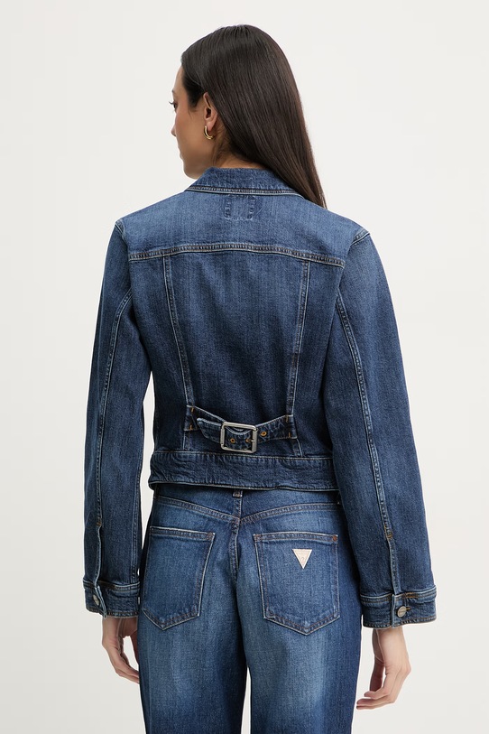 Odzież Pinko kurtka damska jeansowa 106388.A340 niebieski