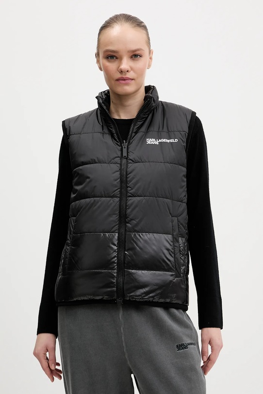 Γιλέκο δύο όψεων Karl Lagerfeld Jeans άλλο μαύρο B1W15044