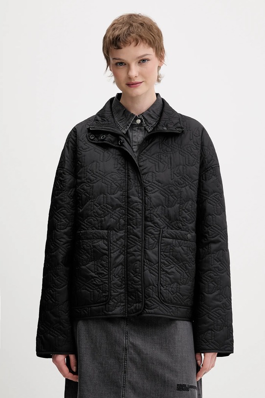 Karl Lagerfeld Jeans geacă cu captuseala negru B1W15024