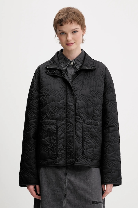 Karl Lagerfeld Jeans geacă cu captuseala negru B1W15024