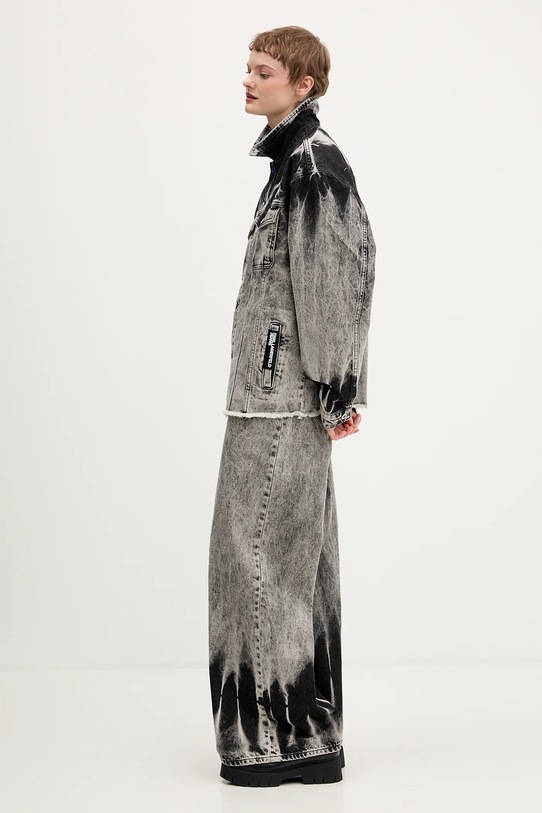 Karl Lagerfeld Jeans kurtka jeansowa szary B1W14029