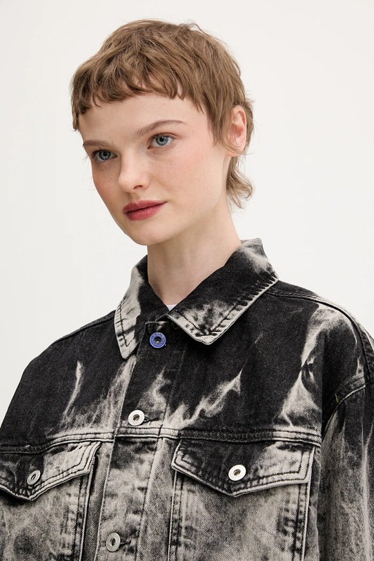 Karl Lagerfeld Jeans kurtka jeansowa B1W14029 szary