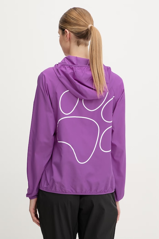 Oblečenie Jack Wolfskin dámska prechodná bunda Prelight Aero A65862 fialová