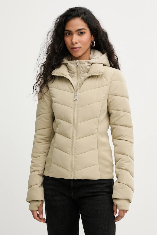 Bunda Patrizia Pepe jemné zateplenie béžová 8O0213.A680
