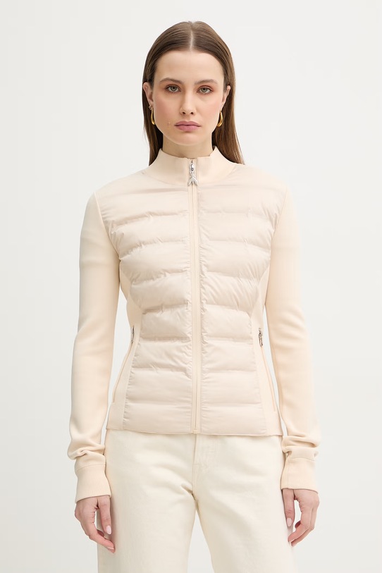 Patrizia Pepe kurtka z domieszką wełny pozostałe beżowy 8O0219.A712