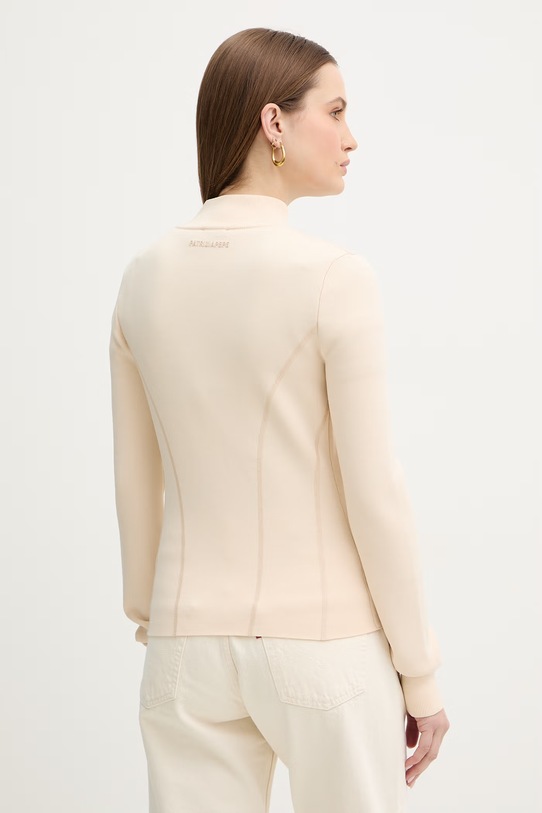 Odzież Patrizia Pepe kurtka z domieszką wełny 8O0219.A712 beżowy