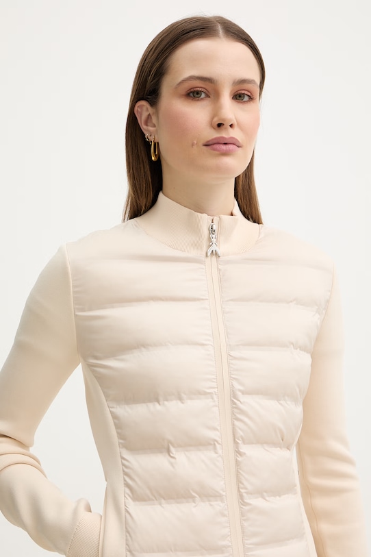 Patrizia Pepe kurtka z domieszką wełny beżowy 8O0219.A712