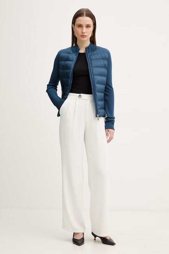 Patrizia Pepe kurtka z domieszką wełny 8O0219.A712 niebieski SS26