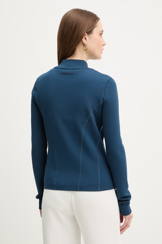 Odzież Patrizia Pepe kurtka z domieszką wełny 8O0219.A712 niebieski