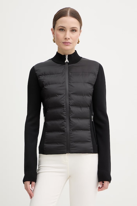 Patrizia Pepe kurtka z domieszką wełny pozostałe czarny 8O0219.A712