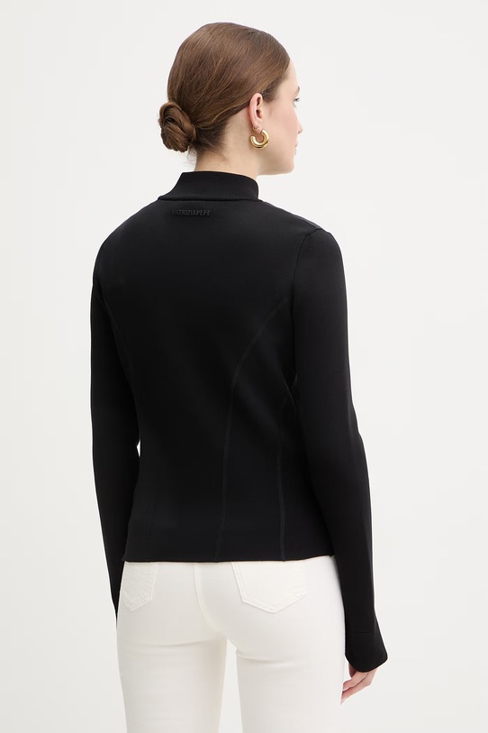 Odzież Patrizia Pepe kurtka z domieszką wełny 8O0219.A712 czarny