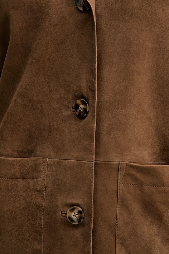 Pedro del Hierro marynarka zamszowa 5493060 brązowy