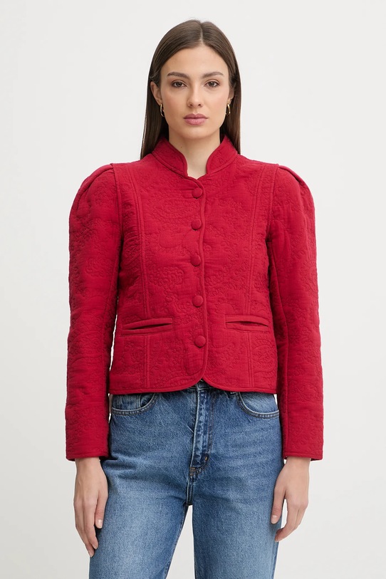 Hoss Intropia kurtka bawełniana bez kaptura czerwony 5473157