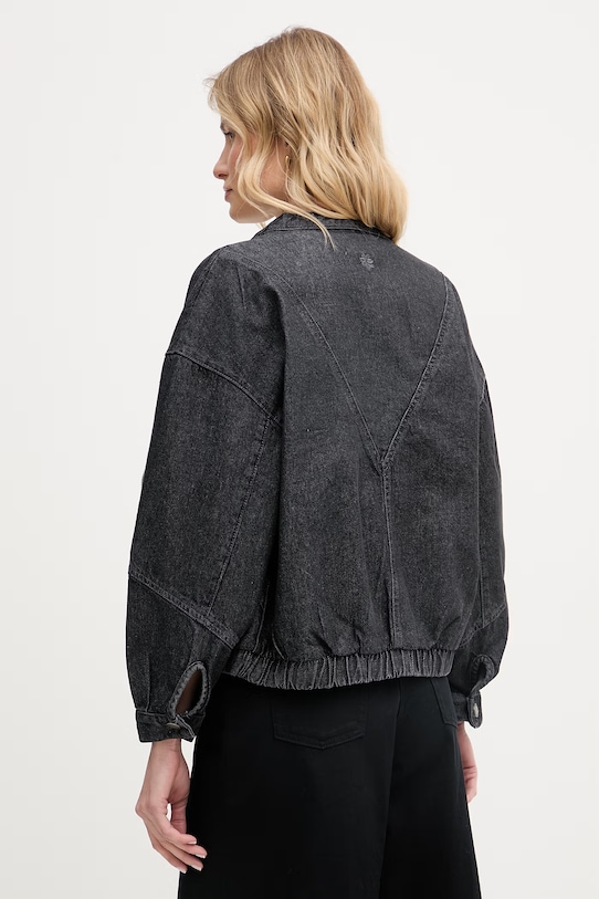 Odzież Hoss Intropia kurtka damska jeansowa 5473147 czarny