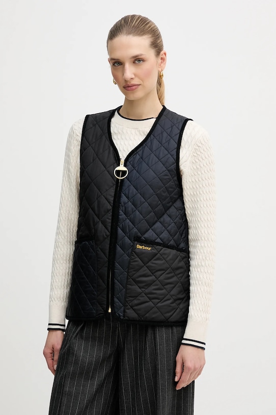 Barbour bezrękawnik Heslerton bez kaptura granatowy LGI0215