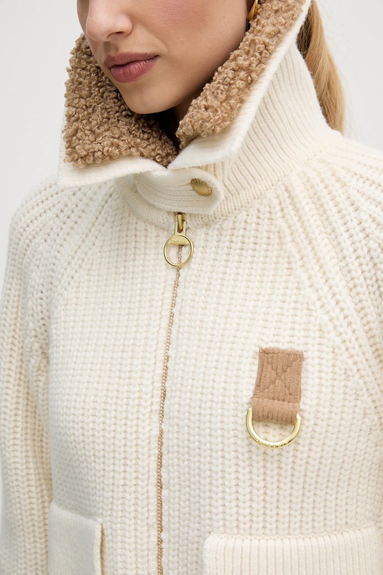 Barbour kardigan z dodatkiem wełny Marla LKN1738