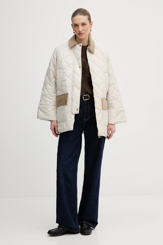 Barbour kurtka Aldburgh LQU1885 beżowy SS26