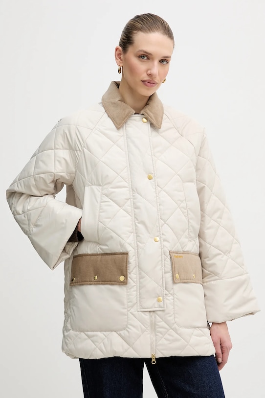 Barbour kurtka Aldburgh beżowy LQU1885