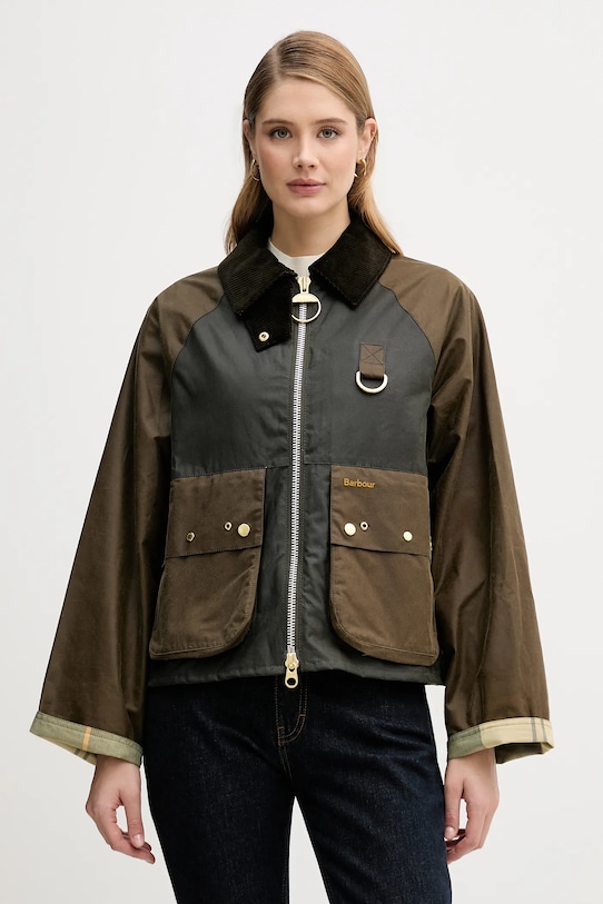 Barbour kurtka bawełniana Kearton nieocieplane zielony LWX1518