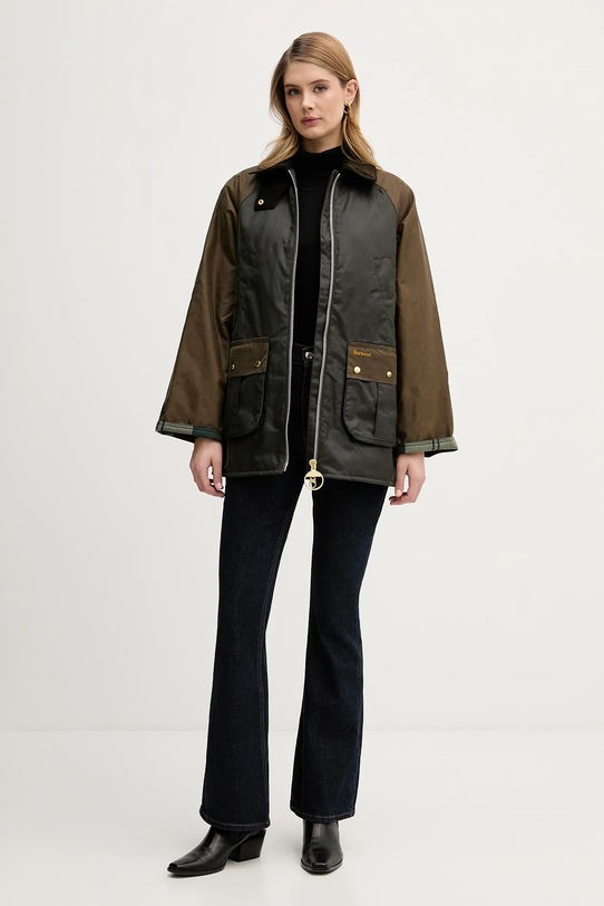 Barbour kurtka woskowana Kettlewell LWX1519 zielony SS26