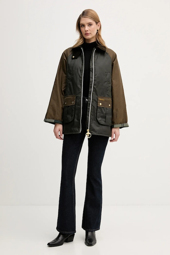 Barbour kurtka woskowana Kettlewell LWX1519 zielony SS26