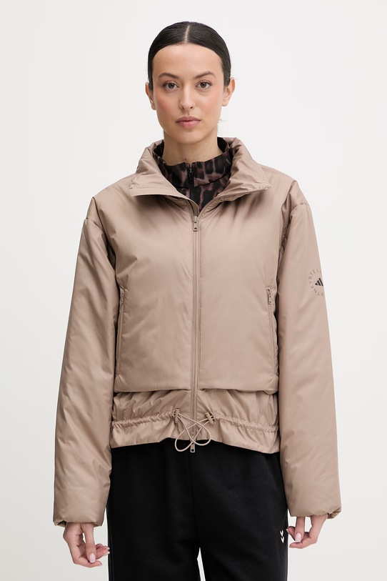 adidas by Stella McCartney kurtka bez kaptura beżowy KC2017