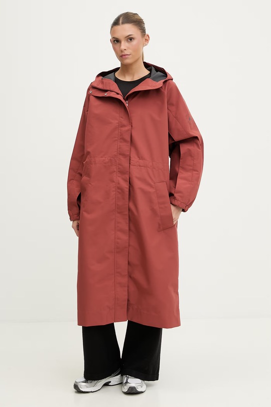 adidas by Stella McCartney μεταβατικό μπουφάν γυναικείο καφέ KC2018