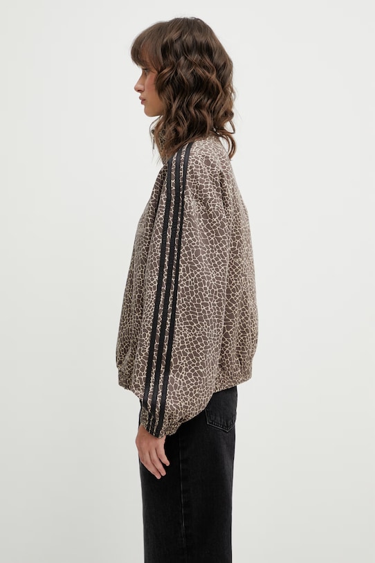 adidas Originals kurtka bawełniana KD2815 brązowy SS26