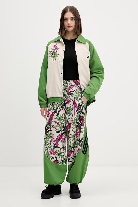 adidas kurtka x Farm Rio KD4611 zielony SS26