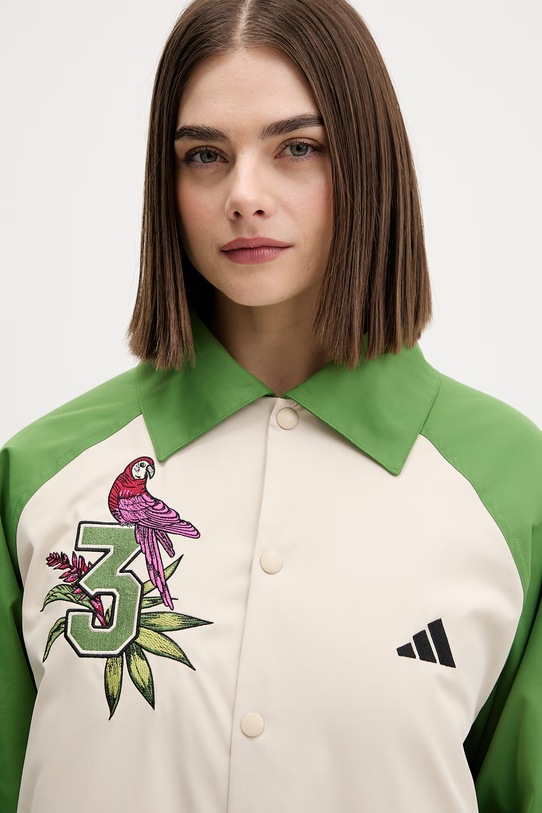 adidas kurtka x Farm Rio zielony KD4611